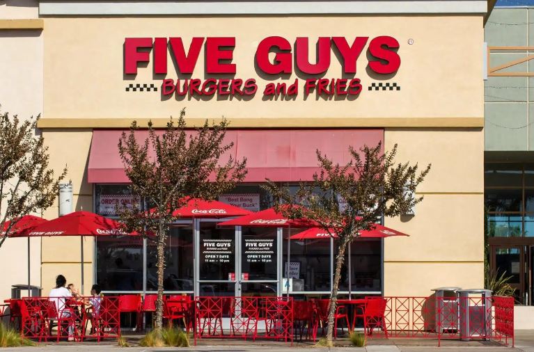 Five Guys Menu With Prices